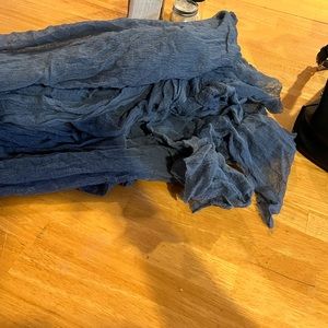 Dark dusty blue cheese cloth